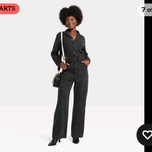 Universal Thread Blacl Demin Jumpsuit